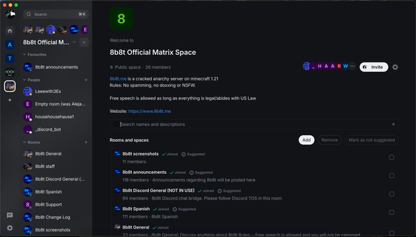 Why Matrix is Better Than Discord and How to Get Started on 8b8t’s Official Matrix Server